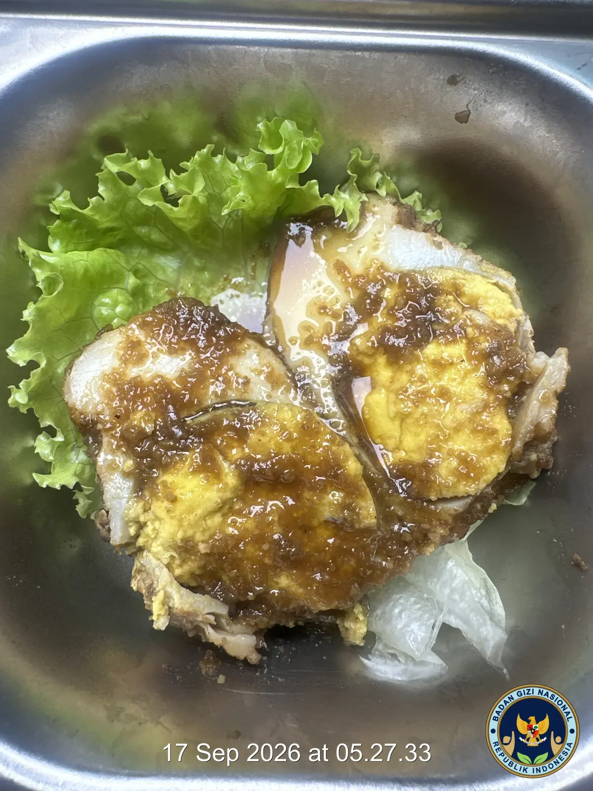 Telur bumbu semur